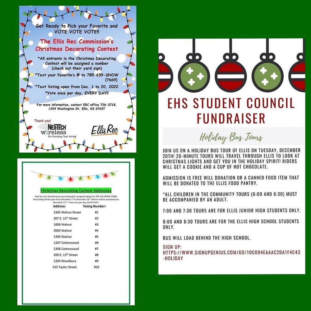 Holiday Bus Tours Ellis High School/Junior High