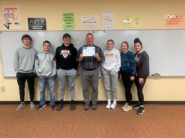 Mr. Mick with his favorite class