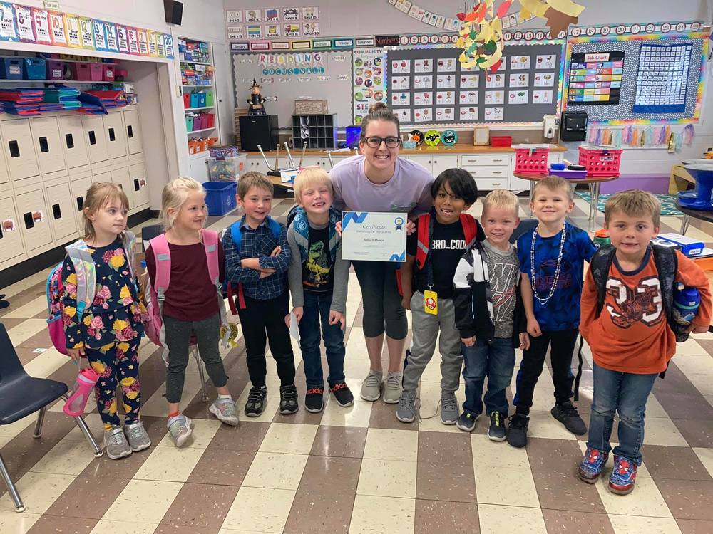 Mrs. Dusin September Teacher of the Month